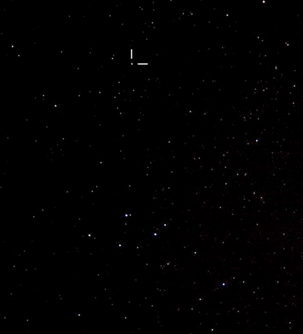 Nova a Delfin csillagképben
2013. augusztus 15. (UT):20:00, Tata, Canon EOS 1000D, ISO 800, exp: 20 x 8 mp
(Juhász András)