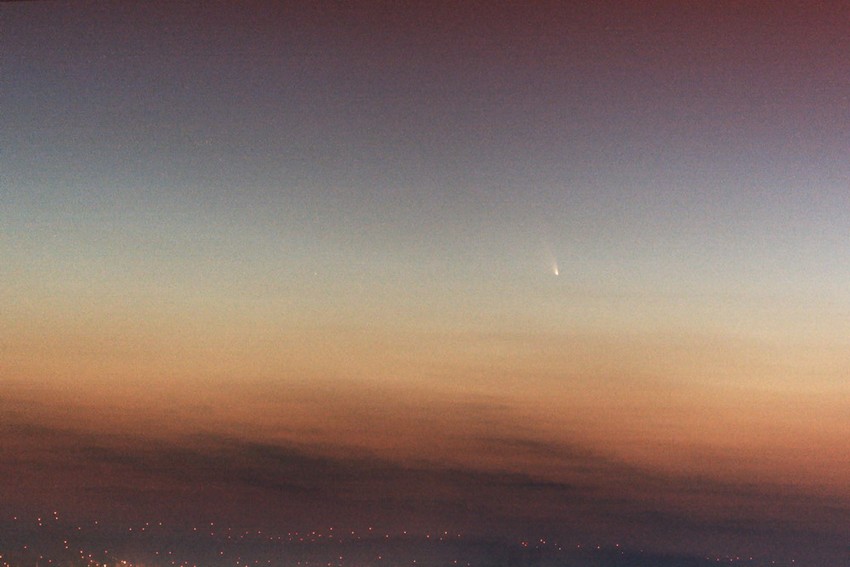 Panstarrs üstökös 2013. március 16., Tata, Canon 300D (Juhász András)