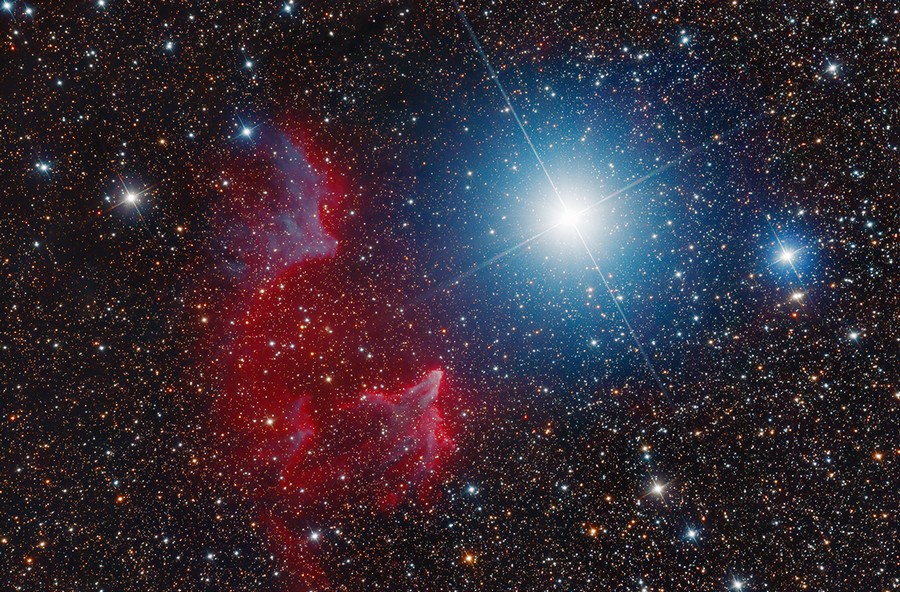 Gamma Cassiopeiae vidék (IC59-IC63)
2018. szeptember 16., Szomód, Canon EOS 1300D, 200/800-as Newton-asztrográf, exp: 126 x 8 perc
(Mohai Márk)