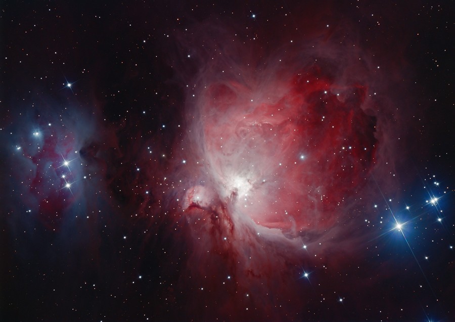 Orion köd (M42)
2018. november 12., Szomód, Canon EOS 1300D, 200/800-as Newton-asztrográf, exp: 69 x 150 mp + 35 x 10 mp
(Mohai Márk)
